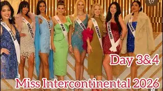 Miss Intercontinental 2026: Day 3 & 4 Top Best Looks & Moments in Egypt 🇪🇬 