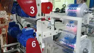 Mesin potong plastik gambar spm 385 double deck