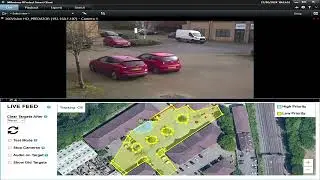 Scan-360 radar map shown on VMS alongside camera video