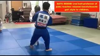 KOUCHI GARI. 小内刈   Minor Inner reap   by Nobuyuki Sato Sensei