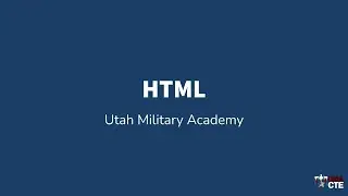 Part 12 - HTML