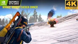 PUBG PC Vikendi Gameplay on GTX1650 | Winner winner Chicken Dinner