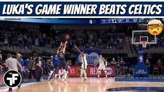 LUKA DONCIC GAME WINNING STEPBACK THREE TO BEAT THE CELTICS