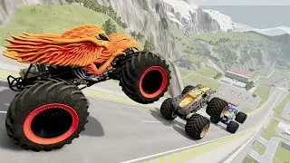 Random Car - Epic Car Jumps & Crashes #55 - BeamNG.Drive
