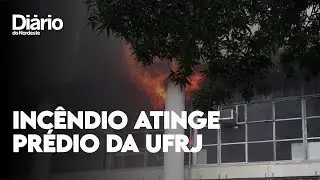 Inc&ecirc;ndio atinge pr&eacute;dio da UFRJ no Rio de Janeiro