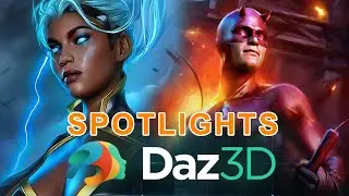 Daz Studio Camera Spotlights Tutorial