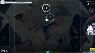 Osu! | Hoshimachi Suisei & Amane Kanata - Tsukiakari | [Yuuma's Insane] 5.06* +HD |  98.92% 162pp