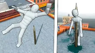 Euphoria Ragdoll Physics: Most Satisfying NPC Falls! Episode 12