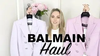 BALMAIN BLAZER HAUL + TRY ON  ||&nbsp;SIZING & MATERIAL