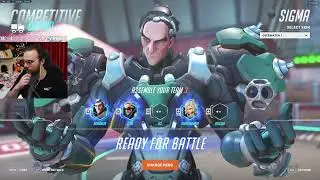 mL7support SIGMA, WINSTON, ORISA, REINHARDT, WRECKING BALL COMPETITIVE Gameplay!