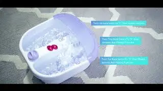 Costway Portable Bubble Heating Foot Spa Bath Massager (EP23045)