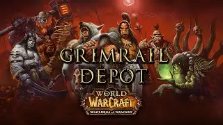 World of Warcraft: Warlords of Draenor Beta Grimrail Depot Prot Warrior Gameplay