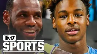 LeBron James Signs Extension With Lakers Through 2023, Teaming Up With Bronny? | TMZ Sports