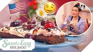 Amerika in einem Dessert 🎂🍒 CHERRY CHOCOLATE BROWNIES  | Sweet & Easy - Enie backt | sixx