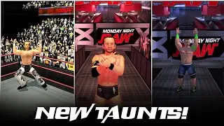 WR3D New Taunts (John Cena,Adam Cole,etc)| WR3D New taunts