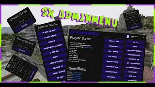 SX AdminMenu [ESX/QBCore] [PAID]