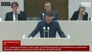 Andreas Kutsche: &Uuml;bers Sterben reden &ndash;&nbsp;Runder Tisch f&uuml;r Hospiz- und Palliativversorgung | 18.12.2025