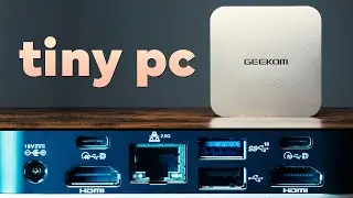 Portable computer for video editing, travelling and gaming: GEEKOM A8 mini pc