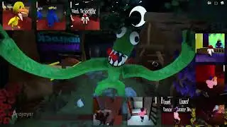 ROBLOX RAINBOW FRIENDS RP All Jumpscares [Sparta Hyper SEE Remix]