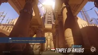 Overwatch - Tracer Map Tricks - Temple of Anubis