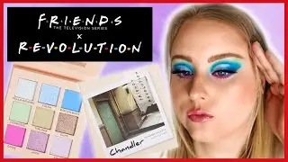 FRIENDS X MAKEUP REVOLUTION SERIES 3 REVIEW | CHANDLER EYESHADOW PALETTE TUTORIAL
