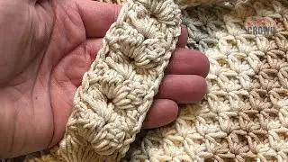 How to Crochet Bag Handles - Cluster Stitch