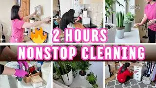 2 HOUR CLEANING MARATHON 🧼✨ | ULTIMATE WHOLE HOUSE RESET + NONSTOP CLEAN WITH ME