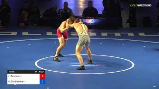 2018 USMC-USAW Cadet & Junior FS Nationals/Junior 195 Finals - Lucas Davison (IN) Vs. Peter Christ