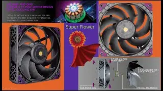 SuperFlower The Destroyer of T30's??  MegaCool 120 Review (12 pole motor??)