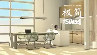Zen Minimalism | Apartment | The Sims 4 Speed Build | Stop Motion | No CC