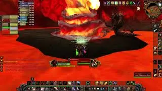 Wow Classic Ragnaros boss fight (rogue dps)