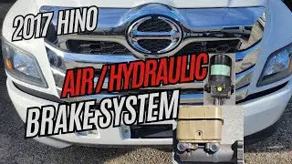 2017 Hino Air Over Hydraulic Brake System