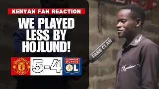 MANCHESTER UNITED 5-4 LYON (Nick - KENYAN FAN REACTION) EUROPA LEAGUE HIGHLIGHTS 2024-25
