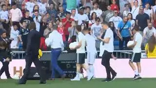 Eden Hazard son arriv&eacute;e au R&eacute;al Madrid !!! 🥇🇧🇪