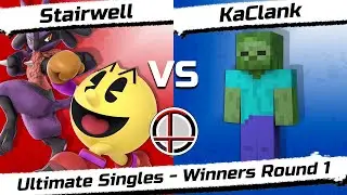 Should've Teched #22 - Stairwell (Packman, Lucario) Vs Kaclank (Steve) Winner's Round 1
