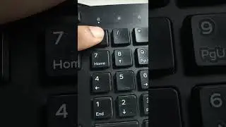 How to On/Off NumLock on keyboard #tutorialwithvishal #keyboard #tech #laptop #system #computertips