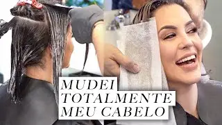 TRANSFORMEI MEU CABELO: DE MORENA A LOIRA + CORTE DE CABELO