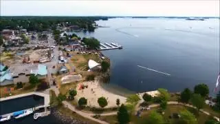Fpv Race Parrot Bebop 2 Drone Gananoque Nickel Cup Speed Boat Races June 4th 2016