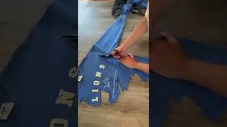 Making a Unique Design.  #making #tshirtdesign #art #stitch #sewing #fashion #printing #customs