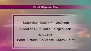 Studio 10: Paint Disposal day