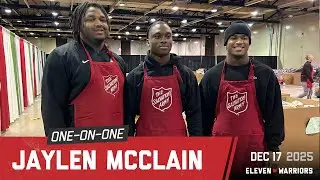 Jaylen McClain discusses giving back to the community with Salvation Army