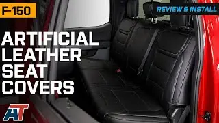 2021-2025 F-150 Premium Artificial Leather Front and Rear Seat Covers Review & Install