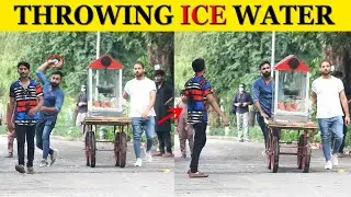 Throwing Ice Water Balloons at People Prank | Prank In Pakistan | Non scripted Prank