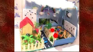 Rainy Season Model step by step tutorial// School celebration of Rainy Season // Mithu Fashions