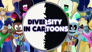 Diversity in Cartoons: Two sides of the coin