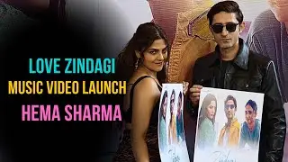 Love Zindagi Music video launch with Hema Sharma Sunil Lal and the cast and crew