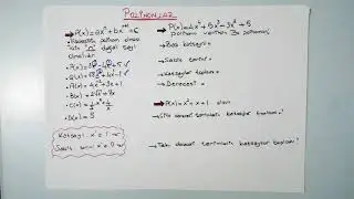 POLİNOMLAR | KATSAYILAR TOPLAMI, SABİT TERİM BULMA, POLİNOM DERECESİ ( BOL SORU ÇÖZÜMÜ )