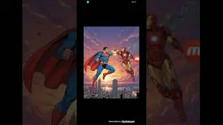 Video Fight Photo Power Superman vs Iron Man