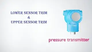how to perform lower and upper trim of the pressure transmitter |Zero trim (PT) |Animation