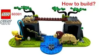 Lego City 60301 LION CAVE AND WATERFALL Part 1 | How to build Lego | Svatix Builder
